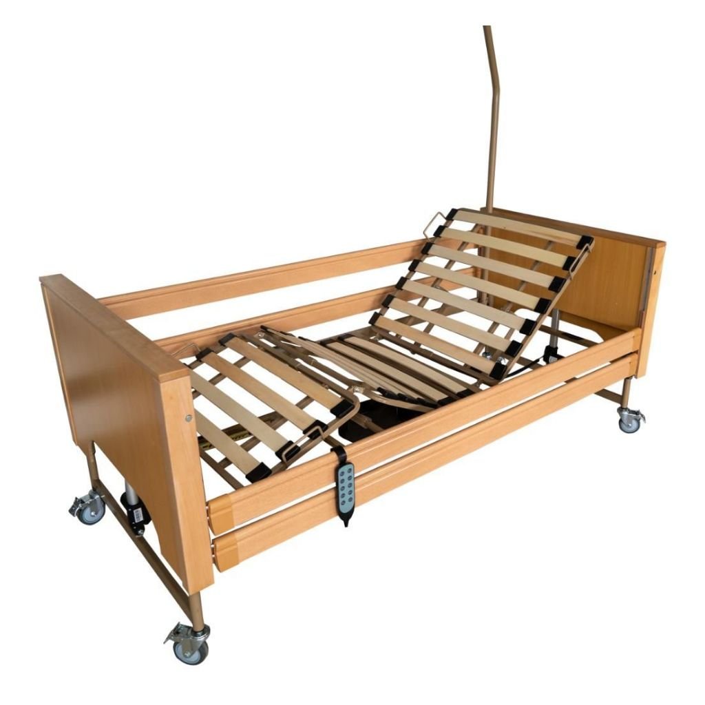 LIBRA elektrisk plejeseng - Bøg