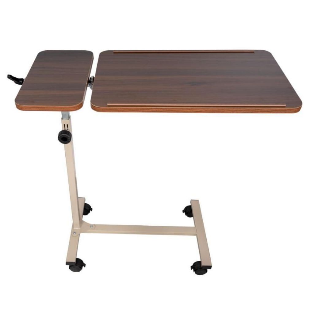 DUO Todelt sengebord på hjul med vippeplade