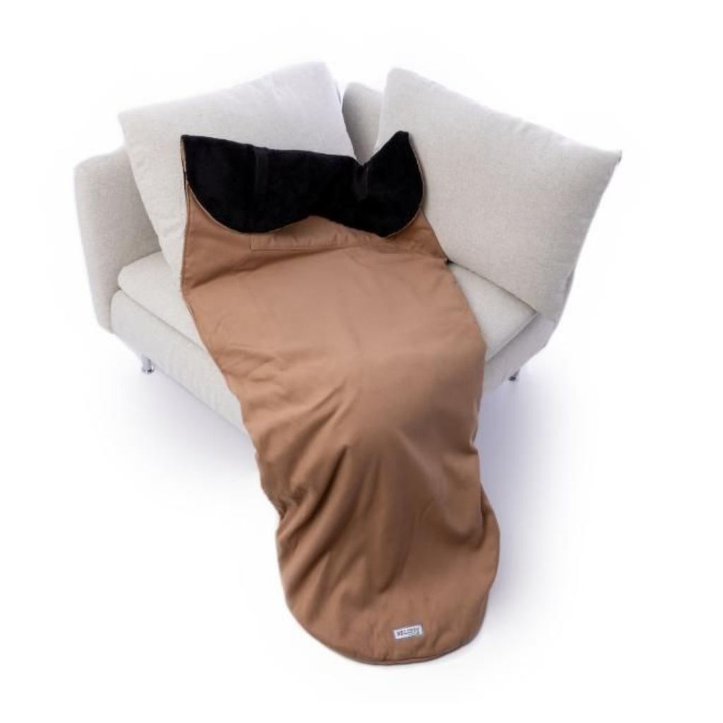 COZY | Fleecetæppe med fodlomme | Beige