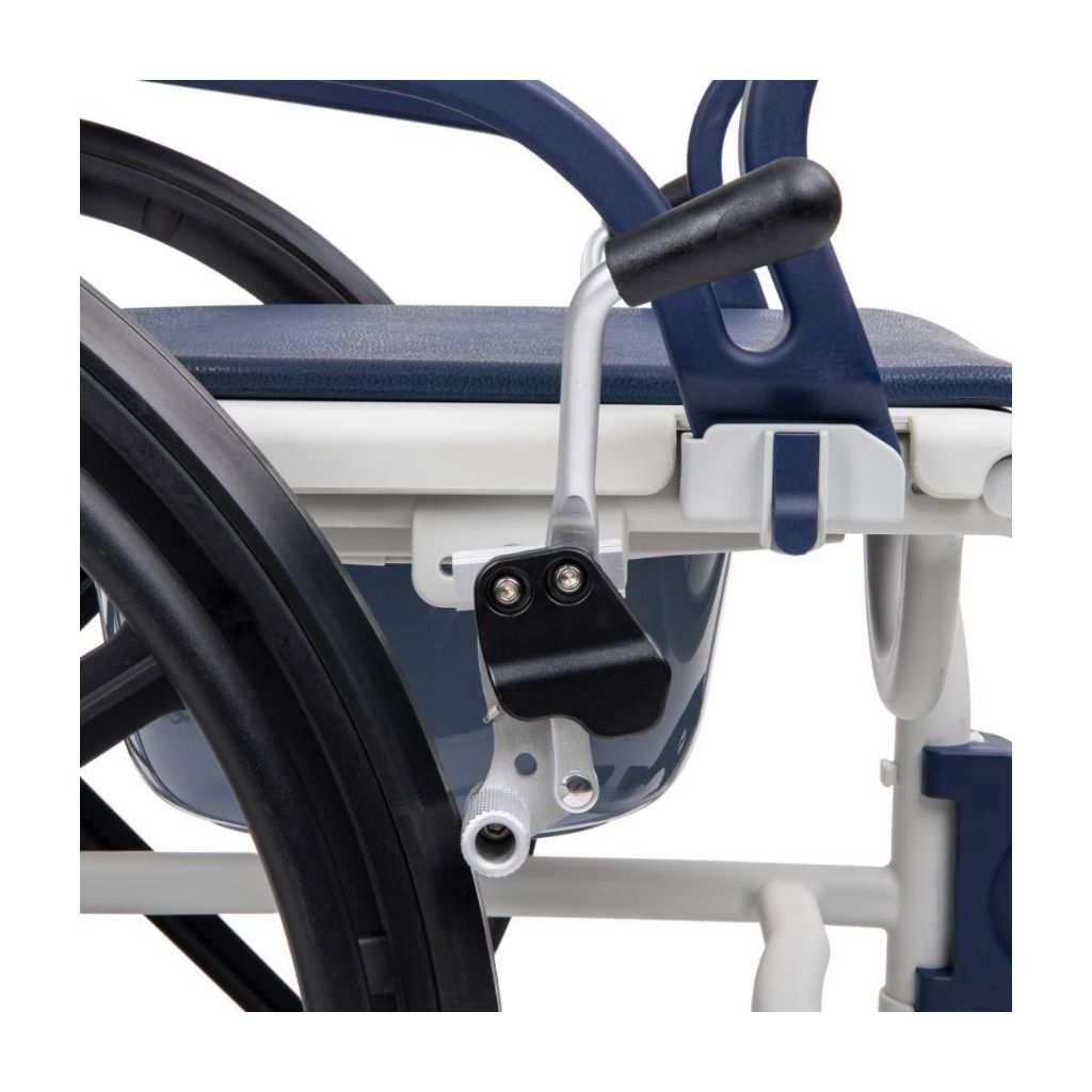 SANI TIM 1 | Rollstuhl, Transportstuhl, Toilettenstuhl und Duschstuhl | 4 in 1