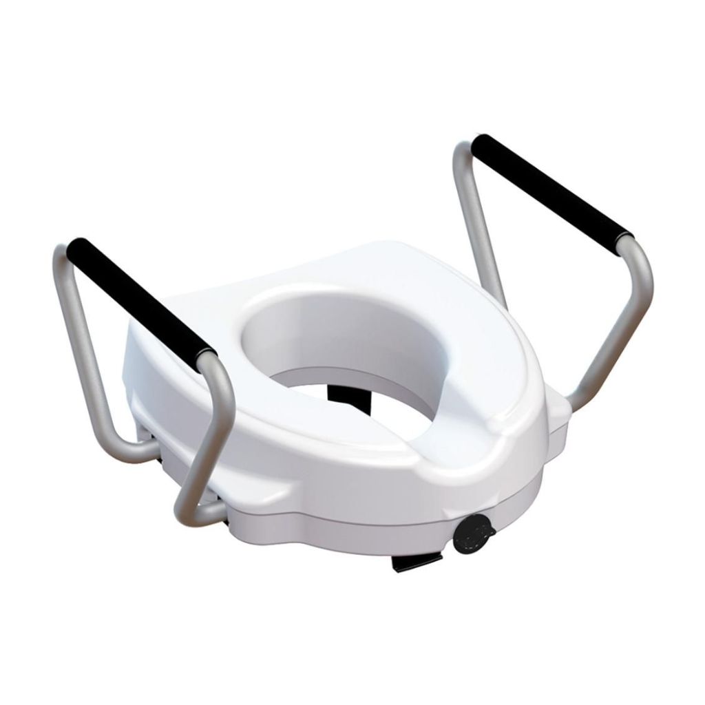 Toiletforhøjer med armlæn | 12,5 cm