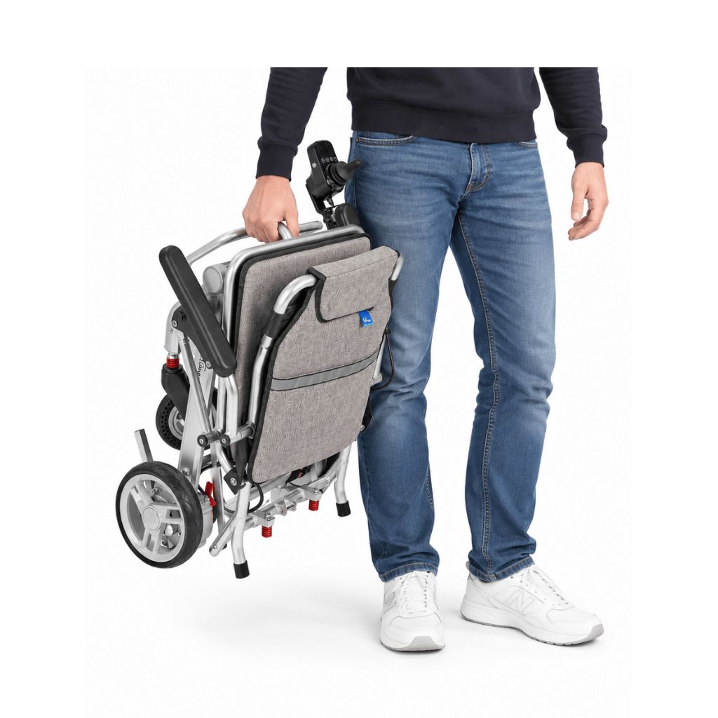 SMART TIM ultraleicht Elektrorollstuhl | 14,7 kg | Silber