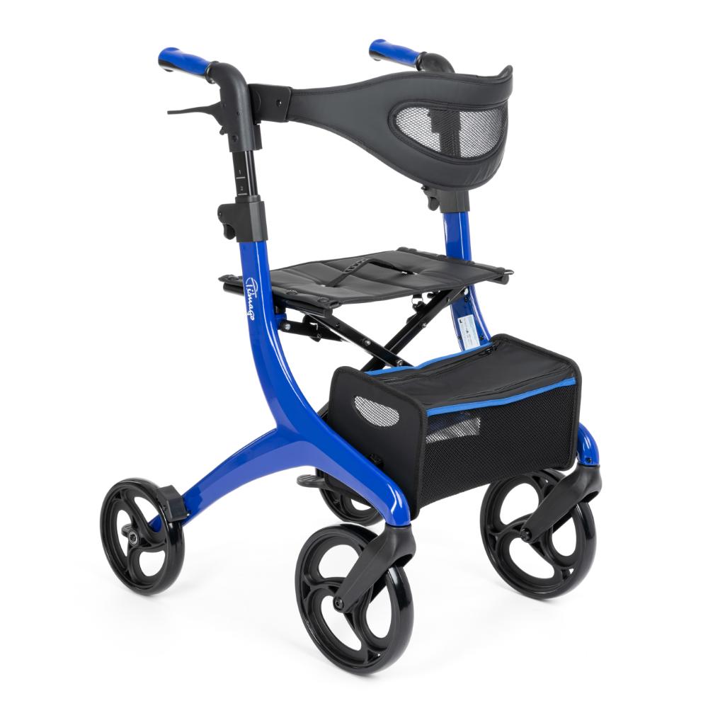 LORENZA Letvægtsrollator| Smart og praktisk design | 7,7 kg