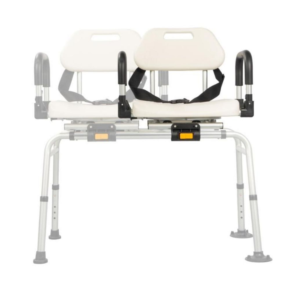 360 BENCH | Drehbare Badbank mit Arm- und Rückenlehne