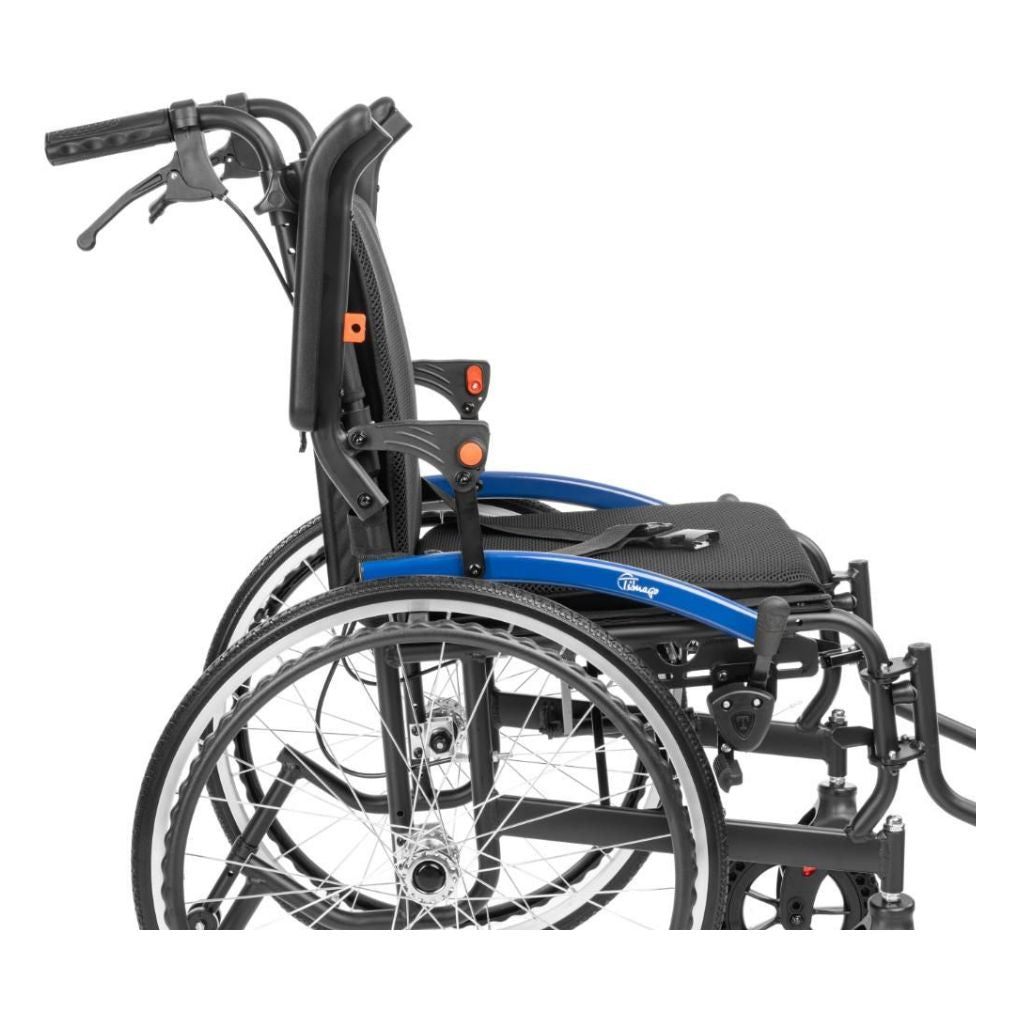 FLOW TIM | Ultraleichter Rollstuhl - 11,9 kg | Komplettausstattung